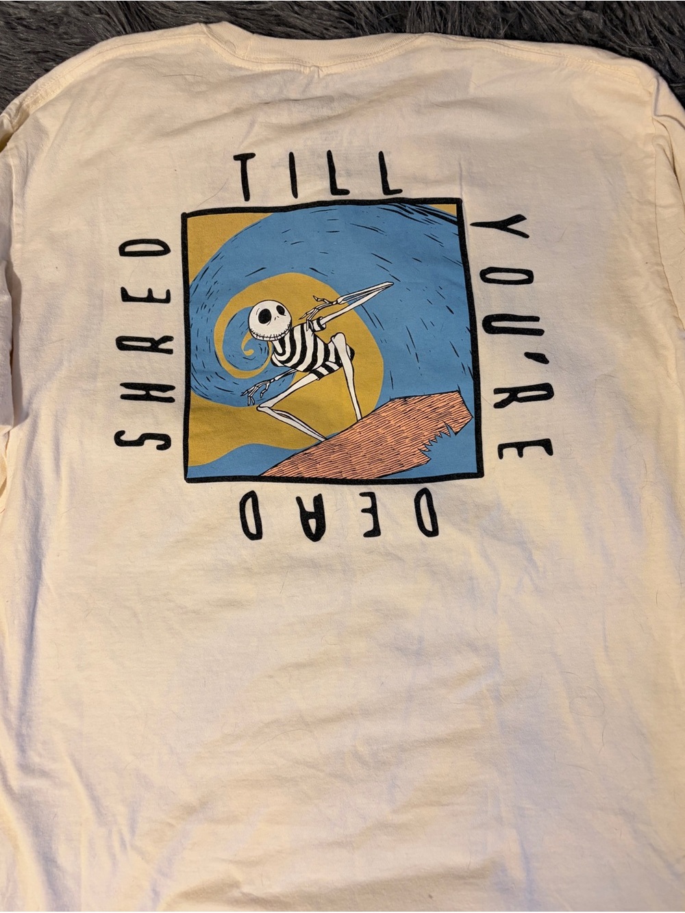 Disney The Nightmare Before Christmas Cream Graphic Tee - Picture 4 of 8